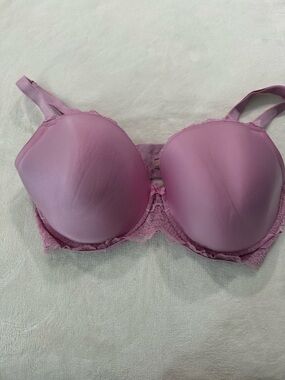 VICTORIA SECRET DREAM ANGEL Pink LIGHTLY LINED DEMI  BRA 38DDD